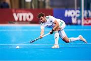 19 January 2024; Kyle Marshall of Ireland in action during the FIH Men's Olympic Hockey Qualifying Tournament semi-final match between Ireland and Spain at Campo de Hockey Hierba Tarongers in Valencia, Spain. Photo by Manuel Queimadelos/Sportsfile