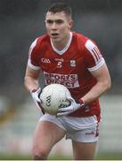 20 January 2024; Luke Fahy of Cork during the McGrath Cup final match between Kerry and Cork at Páirc Ui Rinn in Cork. Photo by Michael P Ryan/Sportsfile