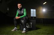 24 January 2024; Aaron McEneff sits for a portrait during a Shamrock Rovers media conference at Roadstone Group Sports Club in Dublin. Photo by Seb Daly/Sportsfile