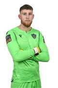 24 January 2024; Goalkeeper Alex Moody poses for a portrait during a Wexford FC squad portraits session at the SETU Carlow Campus. Photo by Stephen McCarthy/Sportsfile