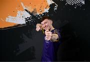 24 January 2024; Cian O'Malley poses for a portrait during a Wexford FC squad portraits session at the SETU Carlow Campus. Photo by Stephen McCarthy/Sportsfile