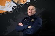 24 January 2024; Manager James Keddy poses for a portrait during a Wexford FC squad portraits session at the SETU Carlow Campus. Photo by Stephen McCarthy/Sportsfile