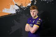 24 January 2024; Cian Curtis poses for a portrait during a Wexford FC squad portraits session at the SETU Carlow Campus. Photo by Stephen McCarthy/Sportsfile