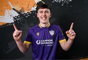 24 January 2024; Carl Lennox poses for a portrait during a Wexford FC squad portraits session at the SETU Carlow Campus. Photo by Stephen McCarthy/Sportsfile