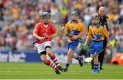 8 September 2013; Luke O'Connor, from St. Rynagh's N.S. Banagher, Co. Offaly, representing Cork. INTO/RESPECT Exhibition GoGames during the GAA Hurling All-Ireland Senior Championship Final between Cork and Clare, Croke Park, Dublin. Picture credit: Barry Cregg / SPORTSFILE