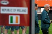 9 September 2013; Republic of Ireland manager Giovanni Trapattoni during squad training ahead of their 2014 FIFA World Cup Qualifier Group C game against Austria on Tuesday. Republic of Ireland Squad Training, Ernst Happel Stadion, Vienna, Austria. Picture credit: David Maher / SPORTSFILE
