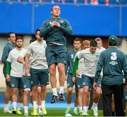 9 September 2013; Republic of Ireland's Richard Dunne during squad training ahead of their 2014 FIFA World Cup Qualifier Group C game against Austria on Tuesday. Republic of Ireland Squad Training, Ernst Happel Stadion, Vienna, Austria. Picture credit: David Maher / SPORTSFILE