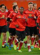 9 September 2013; Austria's David Alaba in action during squad training ahead of their 2014 FIFA World Cup Qualifier Group C game against Republic of Ireland on Tuesday. Austria Squad Training, Ernst Happel Stadion, Vienna, Austria. Picture credit: David Maher / SPORTSFILE