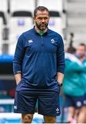 1 February 2024; Head coach Andy Farrell during an Ireland Rugby captain's run at the Stade Velodrome in Marseille, France. Photo by Harry Murphy/Sportsfile