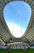 1 February 2024; A general view inside the stadium during an Ireland Rugby captain's run at the Stade Velodrome in Marseille, France. Photo by Harry Murphy/Sportsfile