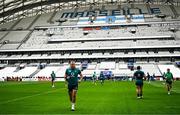1 February 2024; Finlay Bealham during an Ireland Rugby captain's run at the Stade Velodrome in Marseille, France. Photo by Harry Murphy/Sportsfile