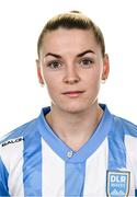 1 February 2024; Freya Roche poses for a portrait during a DLR Waves squad portraits session at Beckett Park in Cherrywood, Dublin. Photo by Piaras Ó Mídheach/Sportsfile