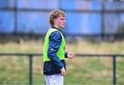 2 February 2024; Eoin Dillon of St Mary’s College ahead of the Bank of Ireland Leinster Schools Senior Cup First Round match between St Mary's College and Wesley College at Energia Park in Dublin. Photo by Dáire Brennan/Sportsfile