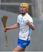 4 February 2024; Sean Walsh of Waterford celebrates after scoring his side's first goal during the Allianz Hurling League Division 1 Group A match between Offaly and Waterford at Glenisk O'Connor Park in Tullamore, Offaly. Photo by Tyler Miller/Sportsfile