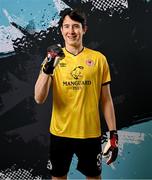 2 February 2024; Goalkeeper Marcelo Pitaluga poses for a portrait during a St Patrick's Athletic squad portraits session at Richmond Park in Dublin. Photo by Stephen McCarthy/Sportsfile