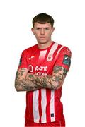 2 February 2024; Charlie Wiggett during a Sligo Rovers FC squad portraits session at The Showgrounds in Sligo. Photo by Seb Daly/Sportsfile