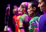 7 February 2024; Áine O'Gorman of Shamrock Rovers at the launch of the SSE Airtricity League of Ireland 2024 season held at Vicar Street in Dublin. Photo by Sam Barnes/Sportsfile