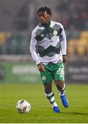 9 February 2024; Gideon Tetteh of Shamrock Rovers before the 2024 Men's President's Cup match between Shamrock Rovers and St Patrick's Athletic at Tallaght Stadium in Dublin. Photo by Tyler Miller/Sportsfile