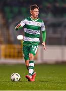 9 February 2024; Cian Barrett of Shamrock Rovers during the 2024 Men's President's Cup match between Shamrock Rovers and St Patrick's Athletic at Tallaght Stadium in Dublin. Photo by Tyler Miller/Sportsfile