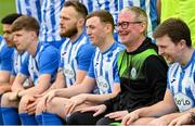 10 February 2024; Manager Darren Murphy during a Finn Harps team photograph at Finn Park in Ballybofey, Donegal. Photo by Ramsey Cardy/Sportsfile