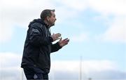 11 February 2024; Waterford manager Davy Fitzgerald reacts during the Allianz Hurling League Division 1 Group A match between Waterford and Clare at Walsh Park in Waterford. Photo by Eóin Noonan/Sportsfile