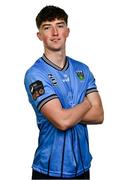 9 February 2024; Mikey Raggett poses for a portrait during a UCD FC squad portraits session at UCD Bowl in Belfield, Dublin. Photo by Tyler Miller/Sportsfile