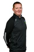 9 February 2024; Manager Willie O'Connor poses for a portrait during a UCD FC squad portraits session at UCD Bowl in Belfield, Dublin. Photo by Tyler Miller/Sportsfile