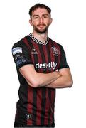 11 February 2024; Sten Reinkort poses for a portrait during a Bohemians FC squad portraits session at DCU Sports Complex in Dublin. Photo by Tyler Miller/Sportsfile