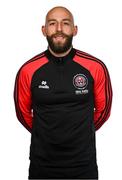 11 February 2024; Strength and Conditioning coach Graham Norton poses for a portrait during a Bohemians FC squad portraits session at DCU Sports Complex in Dublin. Photo by Tyler Miller/Sportsfile