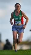 11 February 2024; Colette Tuohy of Mayo AC, competes in the masters women's 4000m during the 123.ie National Intermediate, Masters & Juvenile B Cross Country Championships at DKiT Campus in Dundalk, Louth. Photo by Stephen Marken/Sportsfile