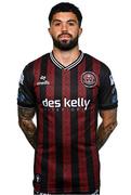 11 February 2024; Declan McDaid poses for a portrait during a Bohemians FC squad portraits session at DCU Sports Complex in Dublin. Photo by Tyler Miller/Sportsfile