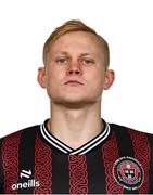 11 February 2024; Michael Lilander poses for a portrait during a Bohemians FC squad portraits session at DCU Sports Complex in Dublin. Photo by Tyler Miller/Sportsfile