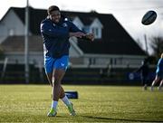 12 February 2024; Temi Lasisi during a training session on the Leinster Rugby 12 County Tour at Mullingar RFC in Westmeath. Photo by Harry Murphy/Sportsfile