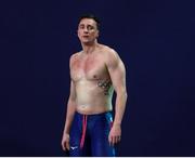 14 February 2024; Shane Ryan of Ireland after competing in the Men's 100m Freestyle heats during day four of the World Aquatics Championships 2024 at the Aspire Dome in Doha, Qatar. Photo by Ian MacNicol/Sportsfile