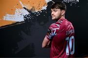 12 February 2024; Jack Larkin poses for a portrait during a Cobh Ramblers FC squad portraits session at St Coleman's Park in Cobh, Cork. Photo by Stephen McCarthy/Sportsfile