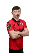 13 February 2024; Ross Fay poses for a portrait during a Longford Town FC squad portraits session at John Hyland Park in Baldonnell, Dublin. Photo by Stephen McCarthy/Sportsfile