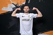 14 February 2024; Matthew Leal poses for a portrait during a Athlone Town FC squad portraits session at Athlone Town Stadium in Athlone, Westmeath. Photo by Sam Barnes/Sportsfile