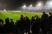 16 February 2024; A general view of action and supporters during the SSE Airtricity Men's Premier Division match between Galway United and St Patrick's Athletic at Eamonn Deacy Park in Galway. Photo by Seb Daly/Sportsfile