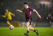 16 February 2024; Edward McCarthy of Galway United during the SSE Airtricity Men's Premier Division match between Galway United and St Patrick's Athletic at Eamonn Deacy Park in Galway. Photo by Seb Daly/Sportsfile