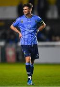 16 February 2024; Ronan Finn of UCD during the SSE Airtricity Men's First Division match between Bray Wanderers and UCD at Carlisle Grounds in Bray, Wicklow. Photo by Tyler Miller/Sportsfile