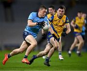 17 February 2024; Con O'Callaghan of Dublin in action against Brian Stack of Roscommon during the Allianz Football League Division 1 match between Dublin and Roscommon at Croke Park in Dublin. Photo by Ray McManus/Sportsfile