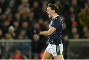 17 February 2024; David Clifford of Kerry celebrates at the final whistle of the Allianz Football League Division 1 match between Kerry and Mayo at Austin Stack Park in Tralee, Kerry. Photo by Brendan Moran/Sportsfile