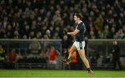 17 February 2024; David Clifford of Kerry celebrates at the final whistle of the Allianz Football League Division 1 match between Kerry and Mayo at Austin Stack Park in Tralee, Kerry. Photo by Brendan Moran/Sportsfile