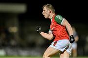 17 February 2024; Ryan O'Donoghue of Mayo celebrates after kicking a late point to level the score during the Allianz Football League Division 1 match between Kerry and Mayo at Austin Stack Park in Tralee, Kerry. Photo by Brendan Moran/Sportsfile