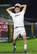 23 February 2024; German Fuentes Rodriguez of Athlone Town during the SSE Airtricity Men's First Division match between Cobh Ramblers and Athlone Town at Turner's Cross in Cork. Photo by Michael P Ryan/Sportsfile