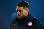 24 February 2024; Sligo Rovers manager John Russell before the SSE Airtricity Men's Premier Division match between Sligo Rovers and Derry City at The Showgrounds in Sligo. Photo by Tyler Miller/Sportsfile