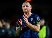 24 February 2024; Mark Connolly of Derry City after the SSE Airtricity Men's Premier Division match between Sligo Rovers and Derry City at The Showgrounds in Sligo. Photo by Tyler Miller/Sportsfile