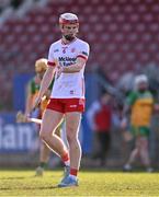 24 February 2024; Fionn Devlin of Tyrone during the Allianz Hurling League Division 2 Group B match between Tyrone and Donegal at O'Neills Healy Park in Omagh, Tyrone. Photo by Ben McShane/Sportsfile