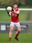 25 February 2024; Mark Cronin of Cork during the Allianz Football League Division 2 match between Fermanagh and Cork at St Joseph’s Park in Ederney, Fermanagh. Photo by Ben McShane/Sportsfile