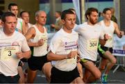 10 September 2013; Men's 50km walk world champion Robert Heffernan competing in the Grant Thornton 5k Corporate Team Challenge 2013. Dublin Docklands, Dublin. Photo by Sportsfile